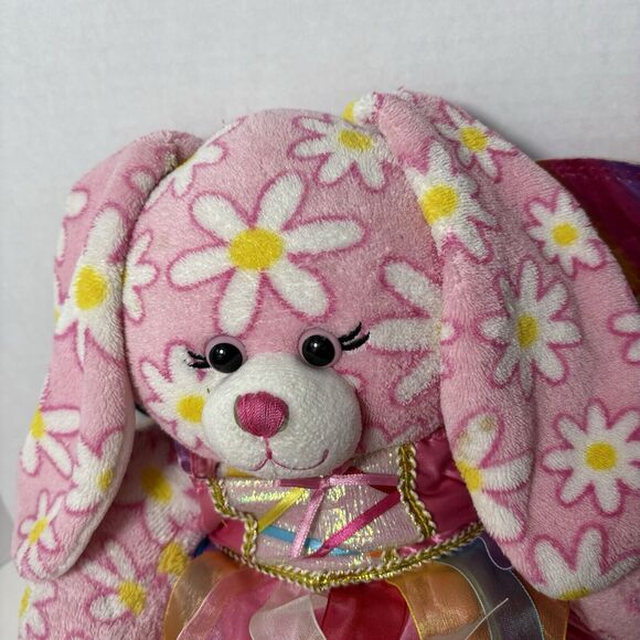 Build A Bear Pink 16" Plush Lot of 2 Bunny Rabbit Daisy & Disney Princess Bear C - Picture 2 of 16